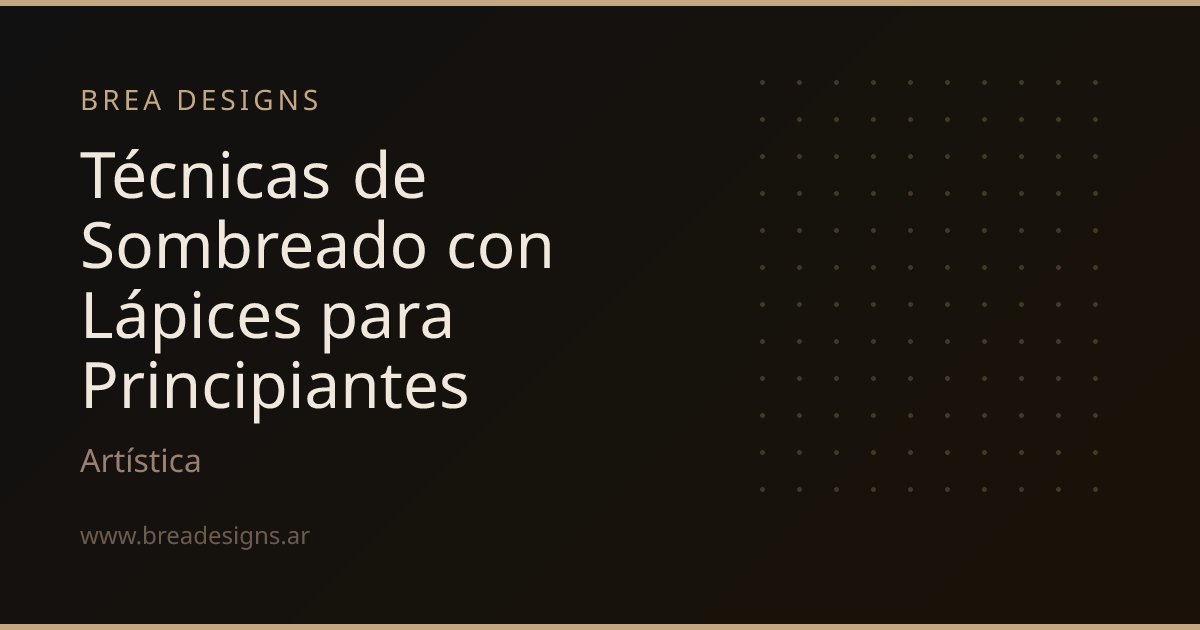 Técnicas de Sombreado con Lápices para Principiantes